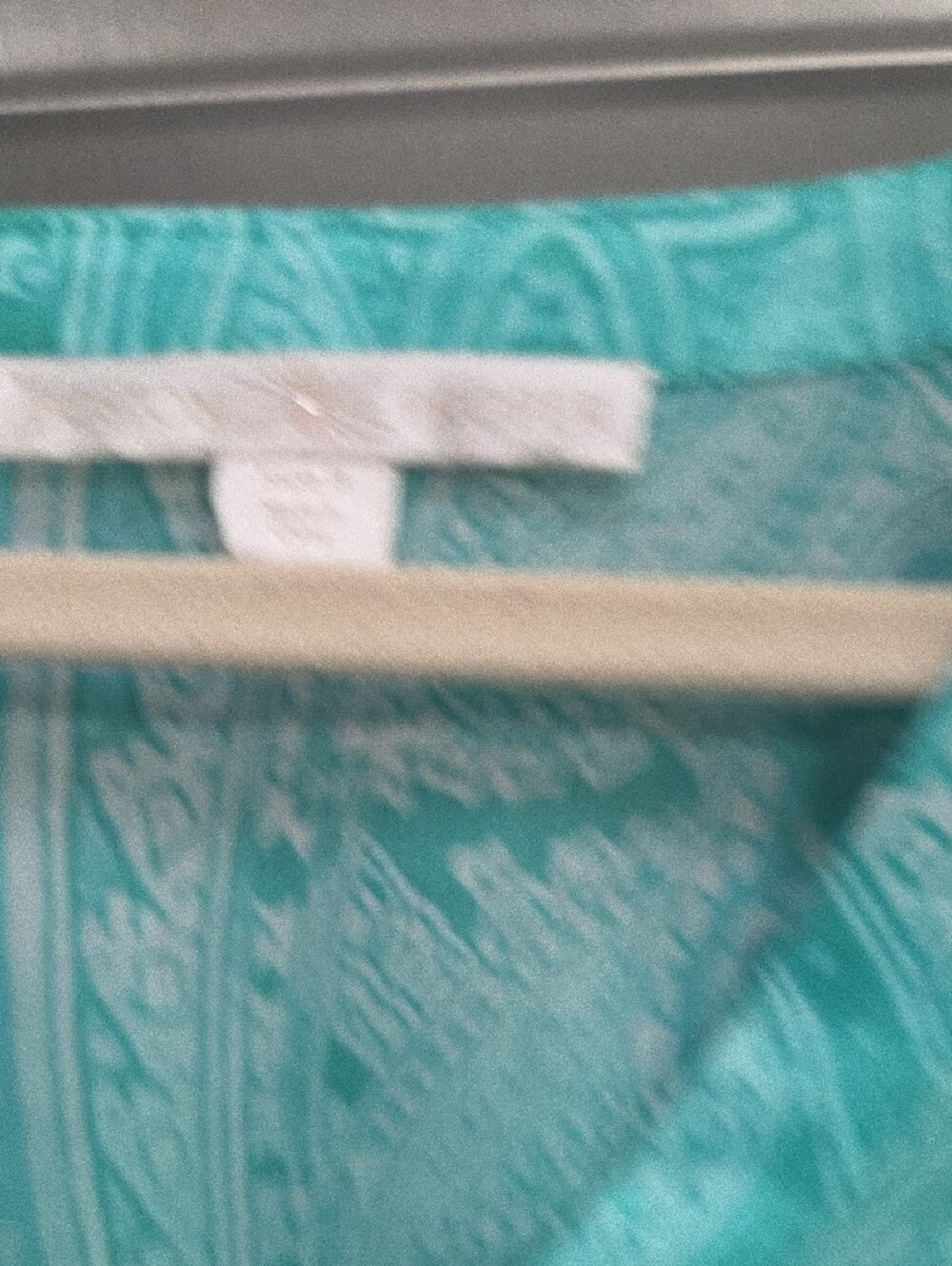 Boston Proper Aqua and Coral Paisley Maxi Dress - Picture 4 of 7
